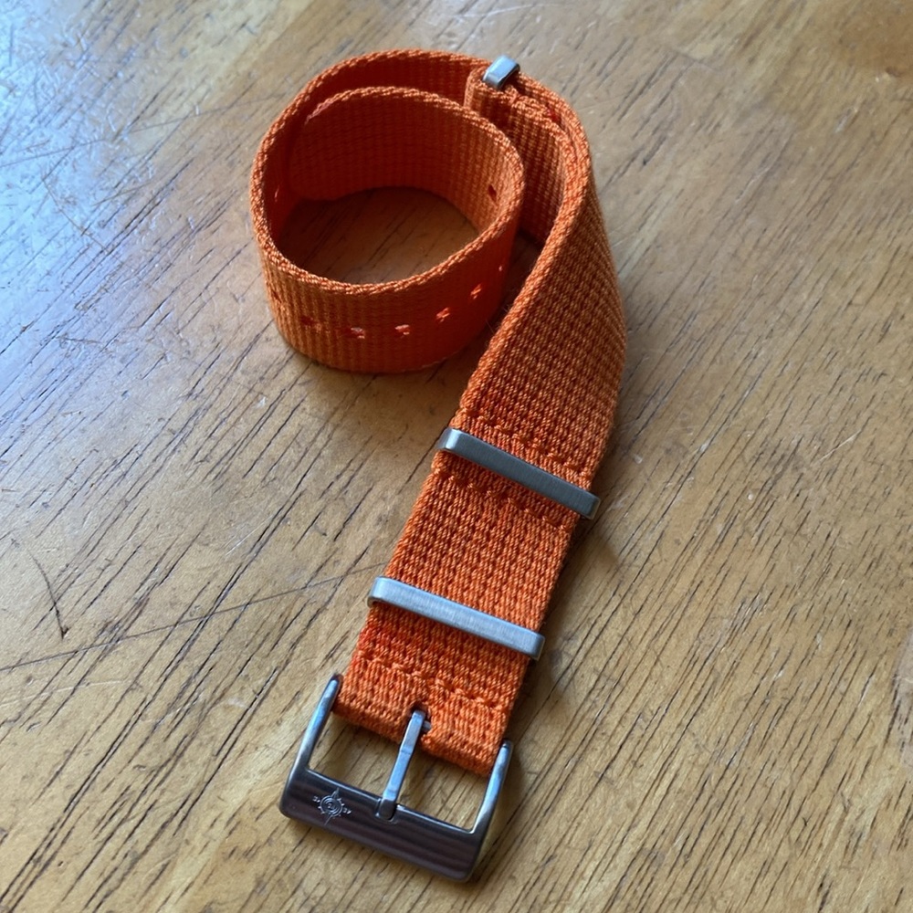 Watch Z strap Strap Orange (22 mm) nylon